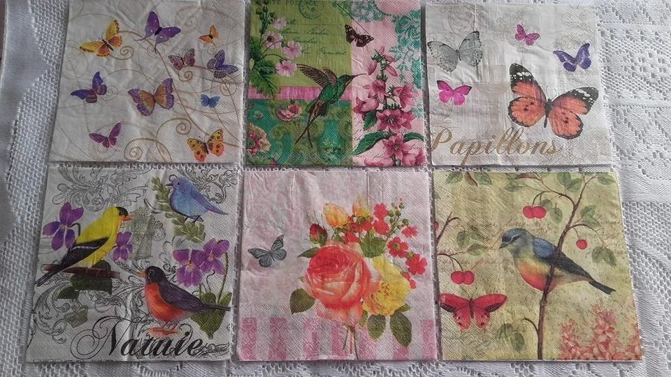 10 Servilletas Decoradas Para Decoupage 5.990 Paper napkins for